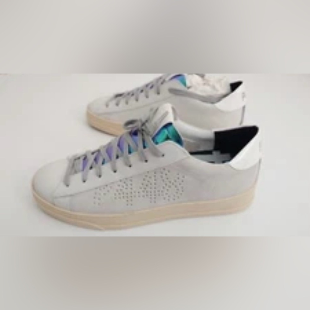 New In Box P448 Jack Glim Suede Lace-Up Made In Italy Women's Sneakers with 40